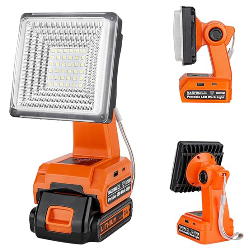 Black+Decker Tool Cordless - Lámpara Led de trabajo de 4