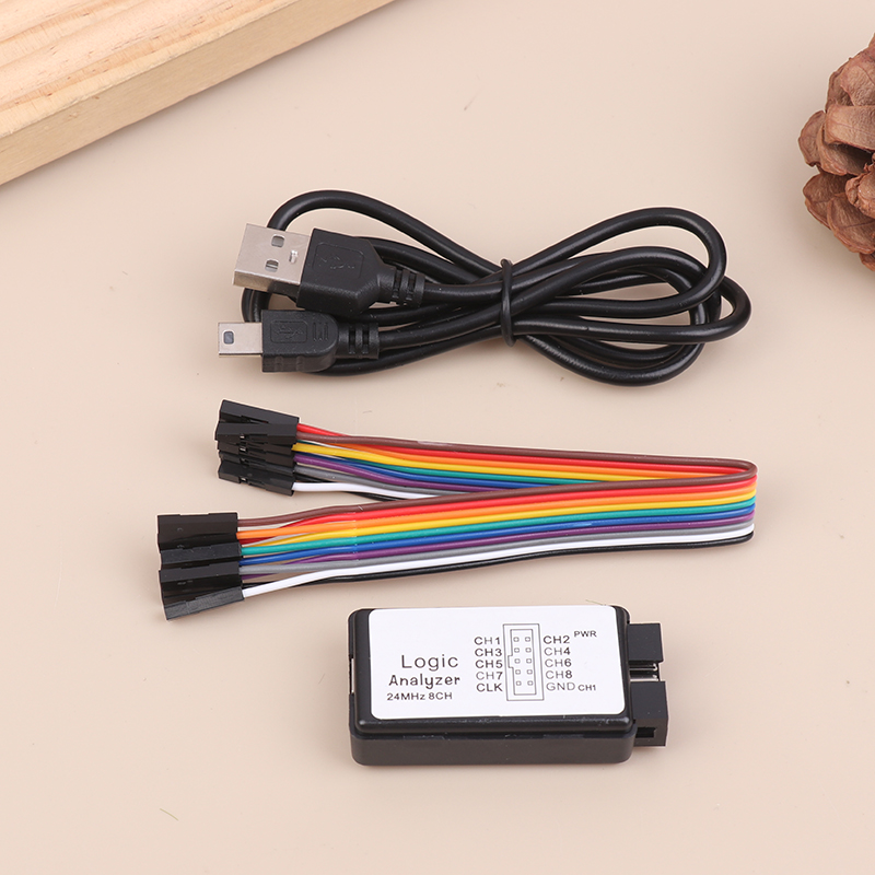 Analizador Lógico USB de 24MHz - Logic Analyzer Usb reseña y precio