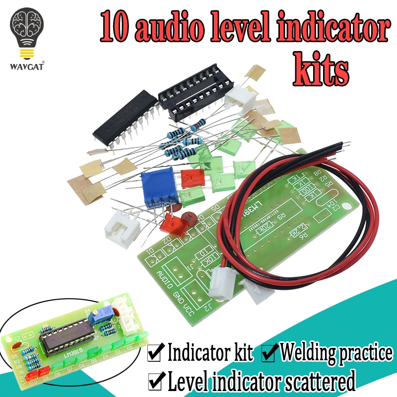 LM3915-Kit de indicadores de n - Diy Audio Electronics Kit reseña y precio